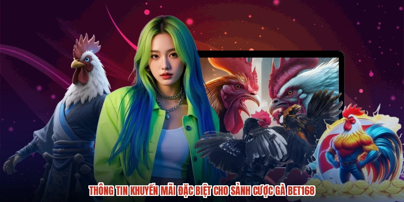 Thông tin khuyến mãi đặc biệt cho sảnh cược gà BET168